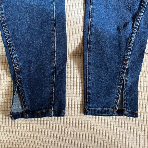 Anthropologie Pilcro Mid Rise Skinny Ankle Jeans Size 30 Blue Stretch - Picture 11 of 13
